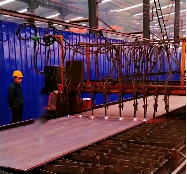 甘肃华亭钢结构车间数控等离子切割机